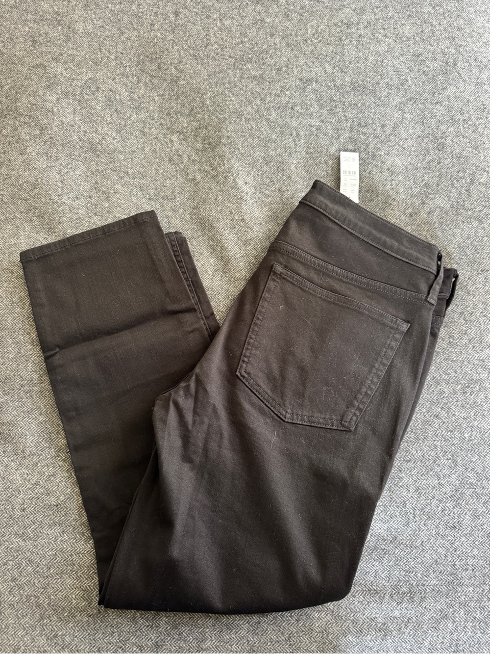 J. Crew Black 9” Vintage Slim Straight-Leg Jeans